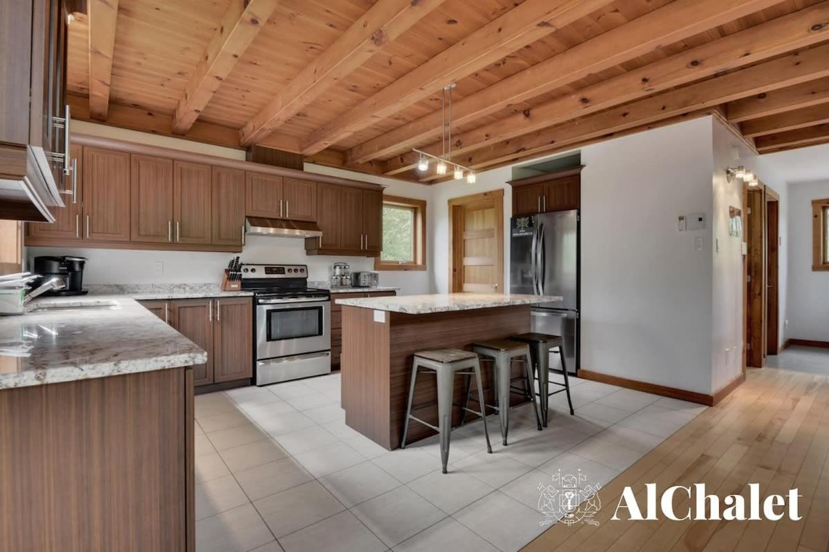 Chalet A-Evasion- Holidays & Spa Petite-Riviere-Saint-Francois Buitenkant foto